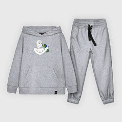 Костюм хлопковый детский Вояк держит пепе, цвет: меланж