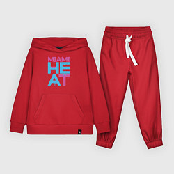 Костюм хлопковый детский Miami Heat style, цвет: красный