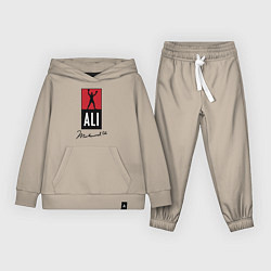 Костюм хлопковый детский Muhammad Ali boxer, цвет: миндальный