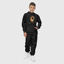 Костюм хлопковый детский Наушники проводные, цвет: черный — фото 2