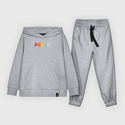 Костюм хлопковый детский Color fish, цвет: меланж