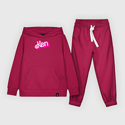 Детский костюм Логотип розовый Кен