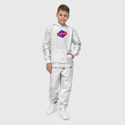 Костюм хлопковый детский Armenian, цвет: белый — фото 2