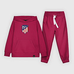 Костюм хлопковый детский Atletico Madrid FC, цвет: маджента