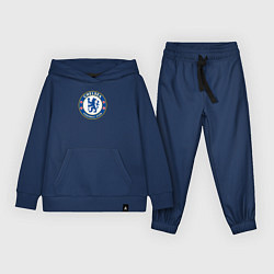 Костюм хлопковый детский Chelsea fc sport, цвет: тёмно-синий