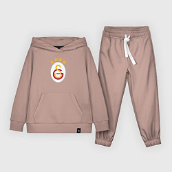 Костюм хлопковый детский Galatasaray fc sport, цвет: пыльно-розовый