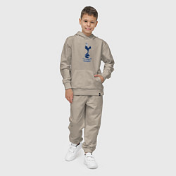 Костюм хлопковый детский Tottenham Hotspur fc sport, цвет: миндальный — фото 2