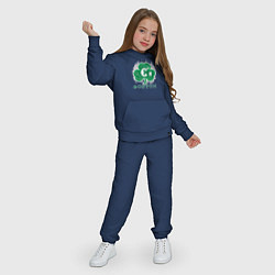 Костюм хлопковый детский Boston Celtics style, цвет: тёмно-синий — фото 2
