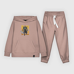 Костюм хлопковый детский Титан Камерамен, цвет: пыльно-розовый