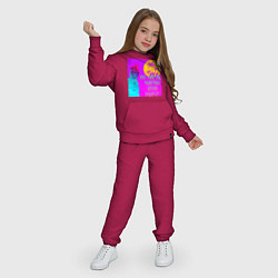 Костюм хлопковый детский HotLine San Andreas, цвет: маджента — фото 2