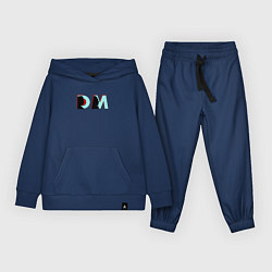 Костюм хлопковый детский Depeche Mode - DM logo, цвет: тёмно-синий
