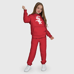 Костюм хлопковый детский Chicago white sox - baseball, цвет: красный — фото 2
