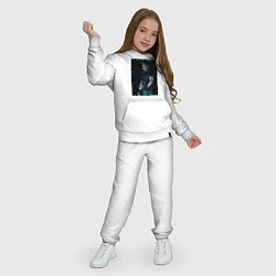 Костюм хлопковый детский Звездное сияние, цвет: белый — фото 2