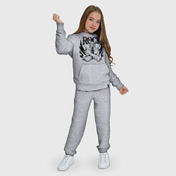 Костюм хлопковый детский Rock - guitar, цвет: меланж — фото 2