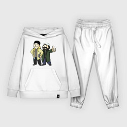 Костюм хлопковый детский Vault Jay and silent Bob, цвет: белый