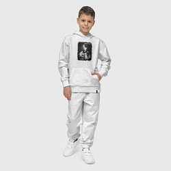 Костюм хлопковый детский Depeche Mode - Dave enjoy the silence, цвет: белый — фото 2