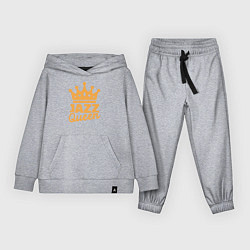 Костюм хлопковый детский Королева джаза, цвет: меланж