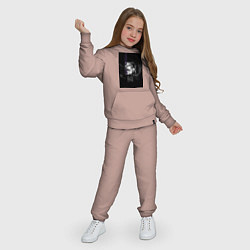 Костюм хлопковый детский Горничная Рем, цвет: пыльно-розовый — фото 2