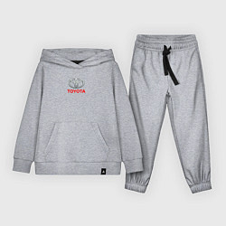Костюм хлопковый детский Toyota brend auto, цвет: меланж