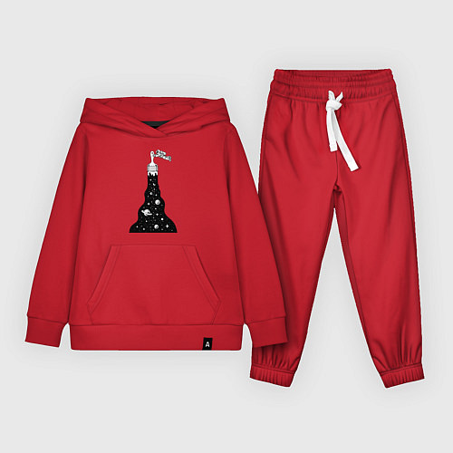 Детский костюм Художник космонавт / Красный – фото 1