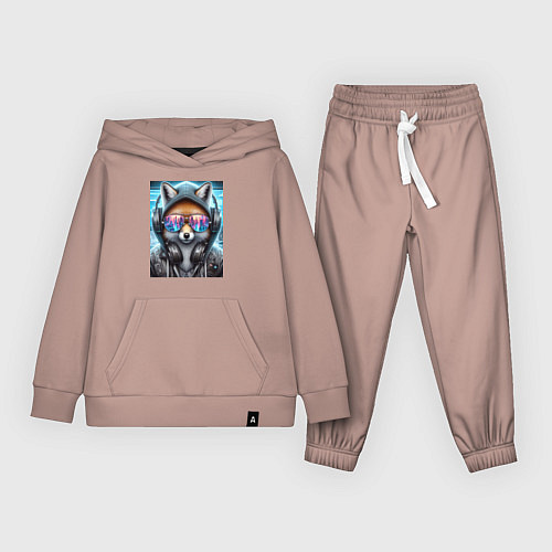 Детский костюм Urban fox - ai art / Пыльно-розовый – фото 1