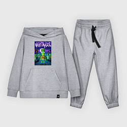 Костюм хлопковый детский Zombie Bart Simpson - nightmare, цвет: меланж