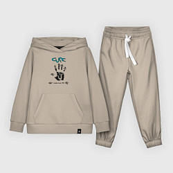 Костюм хлопковый детский The Cure - Wish tour, цвет: миндальный