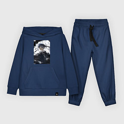 Костюм хлопковый детский Тёмный дворецкий Сиэль Фантомхайв вороны, цвет: тёмно-синий