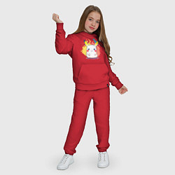 Костюм хлопковый детский Белый Пикачу, цвет: красный — фото 2