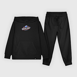 Костюм хлопковый детский Boxing sport, цвет: черный
