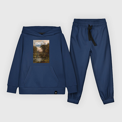 Детский костюм Konstantin озеро в лесу / Тёмно-синий – фото 1