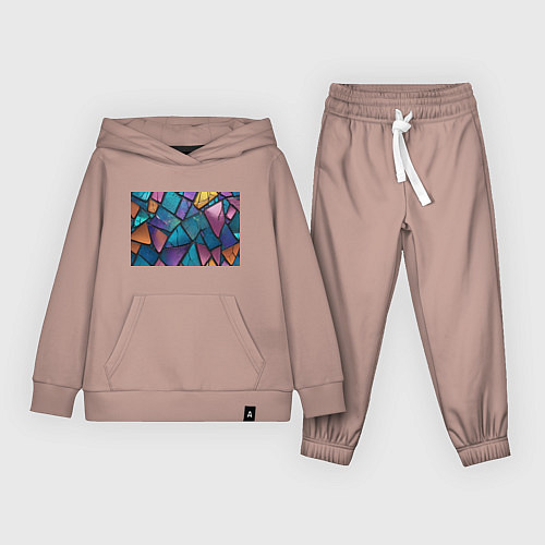 Детский костюм Яркое стекло / Пыльно-розовый – фото 1