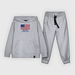 Костюм хлопковый детский США - независимость и свобода, цвет: меланж
