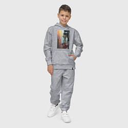 Костюм хлопковый детский Художник рисует, цвет: меланж — фото 2