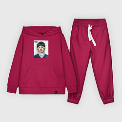 Костюм хлопковый детский G Dragon Big bang, цвет: маджента