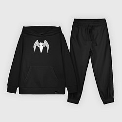 Костюм хлопковый детский Venom spider logo, цвет: черный