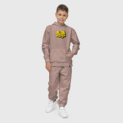 Костюм хлопковый детский Wu-Tang bubble, цвет: пыльно-розовый — фото 2