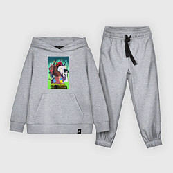 Костюм хлопковый детский Киберпанк все, цвет: меланж