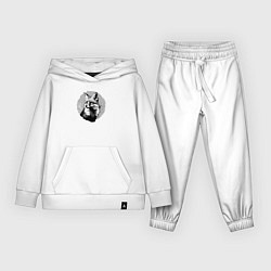 Костюм хлопковый детский Очень хитрая лиса, цвет: белый