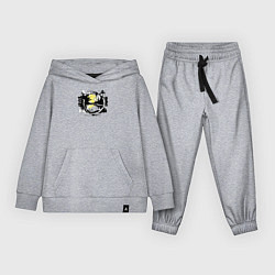 Костюм хлопковый детский Грязь и скорость, цвет: меланж