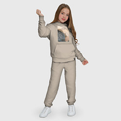 Костюм хлопковый детский Горная душа, цвет: миндальный — фото 2