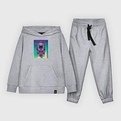 Костюм хлопковый детский Демон самурай, цвет: меланж