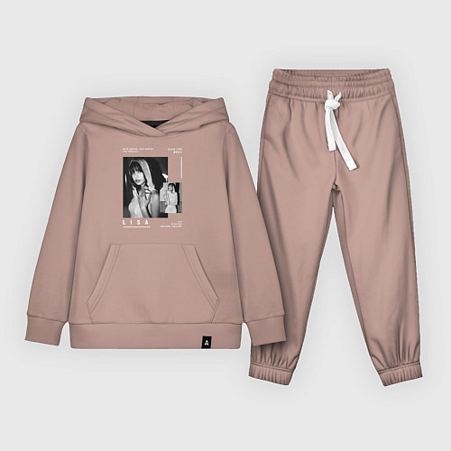 Детский костюм Lisa Blackpink / Пыльно-розовый – фото 1