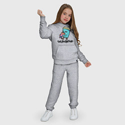 Костюм хлопковый детский Человечино, цвет: меланж — фото 2
