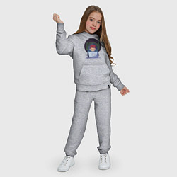 Костюм хлопковый детский Хакер с ноутбуком, цвет: меланж — фото 2