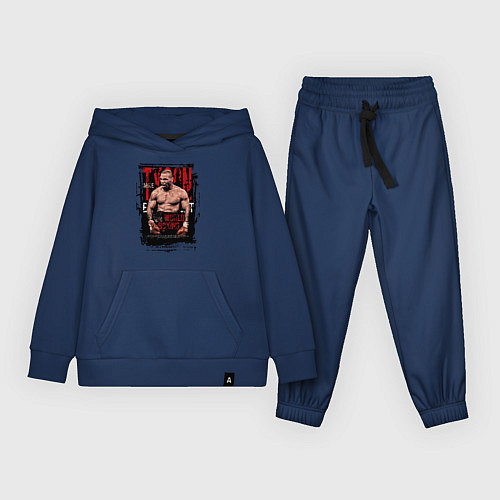 Детский костюм Майк Тайсон мировой бокс / Тёмно-синий – фото 1