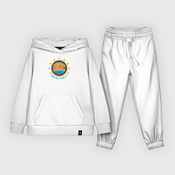 Костюм хлопковый детский OKC basketball, цвет: белый