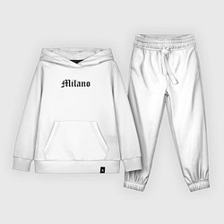 Костюм хлопковый детский Milan - Italy, цвет: белый