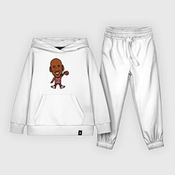 Костюм хлопковый детский Малыш Джордан, цвет: белый