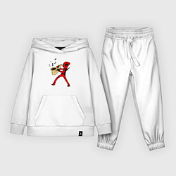 Костюм хлопковый детский Deadpool jazz, цвет: белый